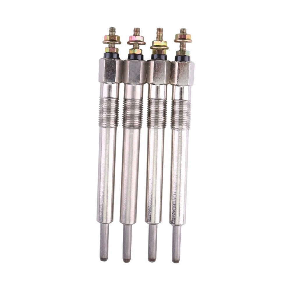 4 Pieces Plug Glow 8941337599 8-94133-759-9 for use with Isuzu Engine 4JB1 4JG1 4JG1T 4JG2 4JC1 4LE2 6BG1Truck NPR NKR NHR NLR NMR NQR